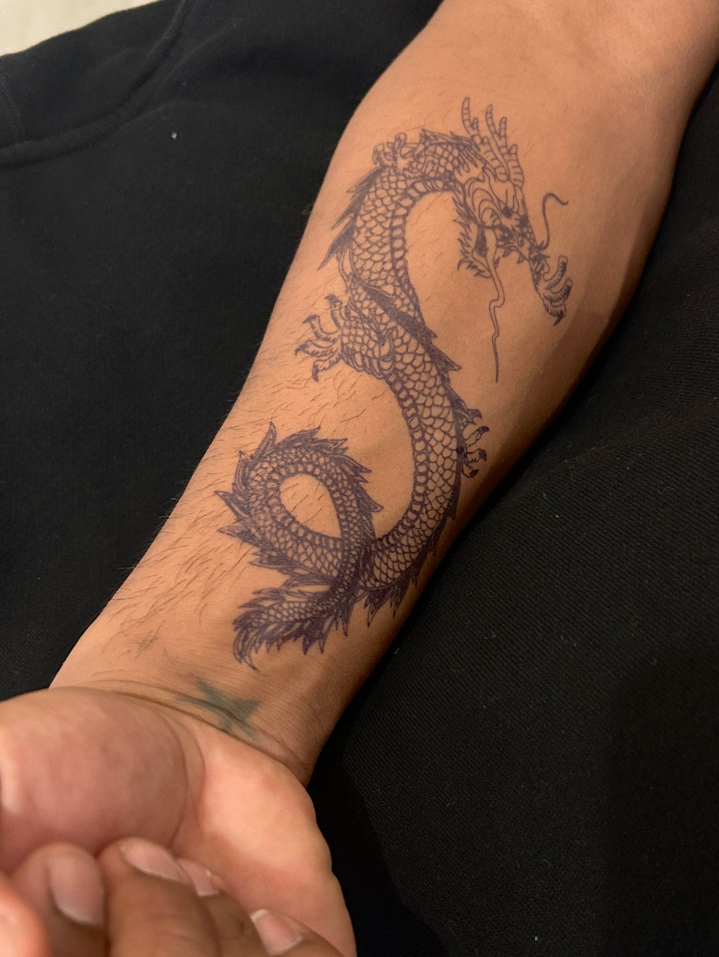 Big Dragon Tattoo | 2 Week Semi Permanent Tattoo | Vegan Temporary Tattoo | Animal Tattoo | Unisex Tattoo | Special Event | Gift Idea