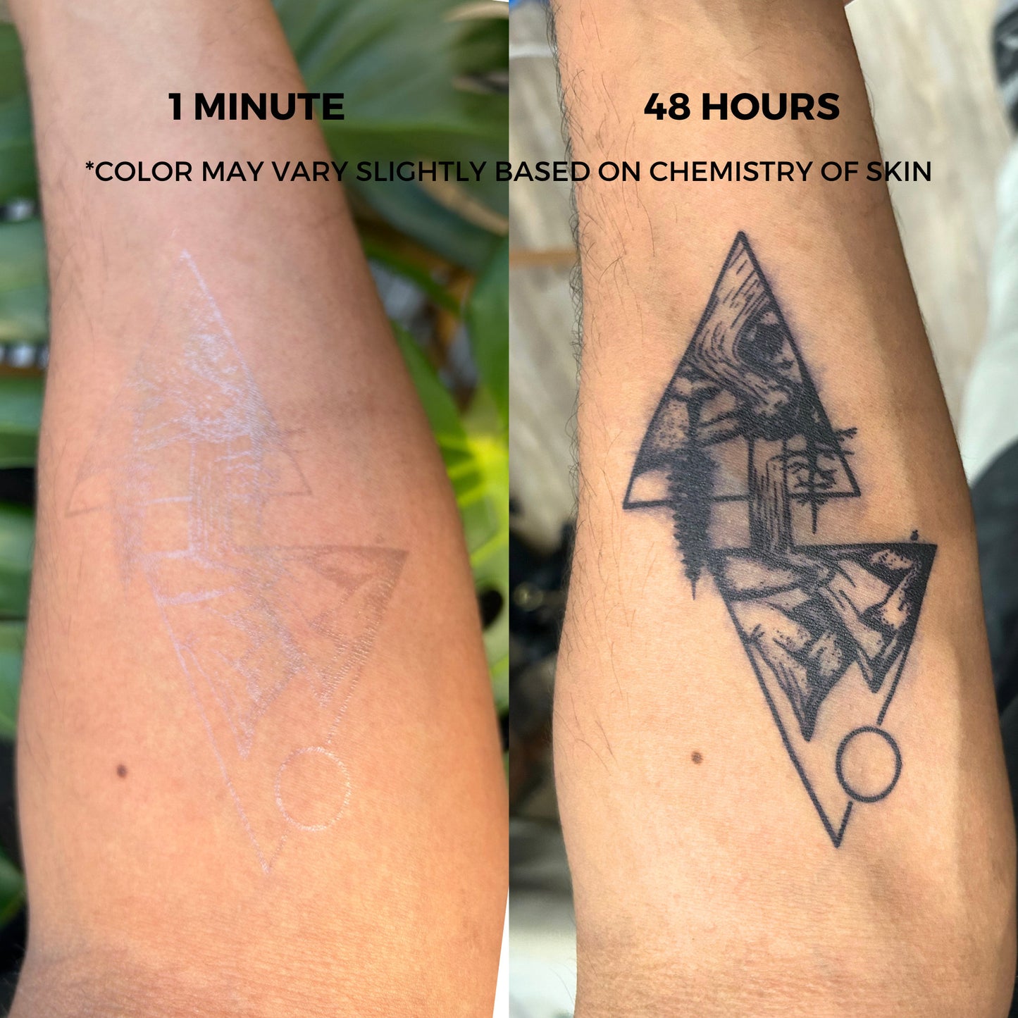 Celestial Sun Tattoo | 2 Week Temporary Tattoo | Plant Based Vegan Tattoo | Boho Tattoo | Festival Tattoo | Spiritual Tattoo