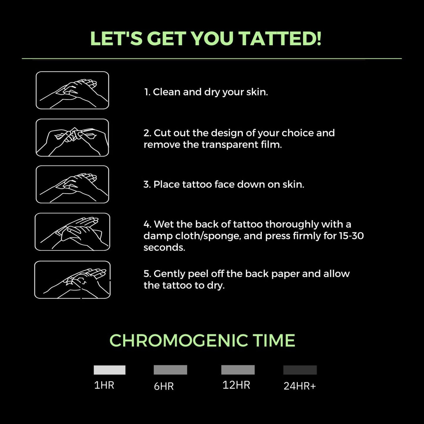 Caduceus Snake Tattoo | Semi Permanent Temporary Tattoo | Plant Based Vegan Tattoo | Medical Tattoo | Staff of Moses Tattoo