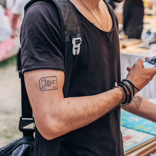 Bitcoin Tattoo | BTC Tattoo | Crypto Tattoo | Blockchain Tattoo | Cryptocurrency Tattoo | 2 Week Vegan Tattoo | Semi Permanent Tattoo